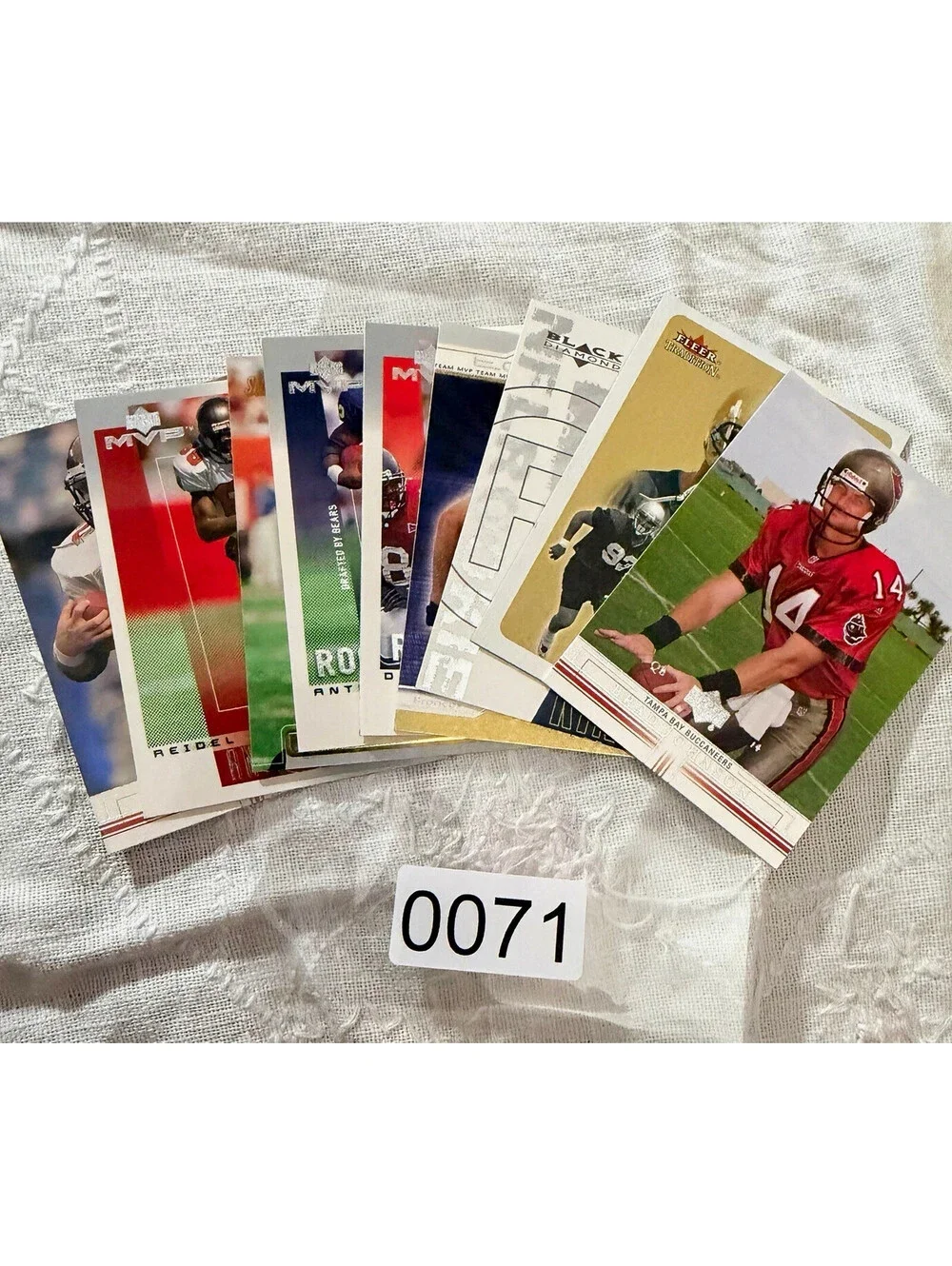 Fleer Tradition 2005 NFL Football 10-Card Lot Chris Redman MVP Tampa Bay